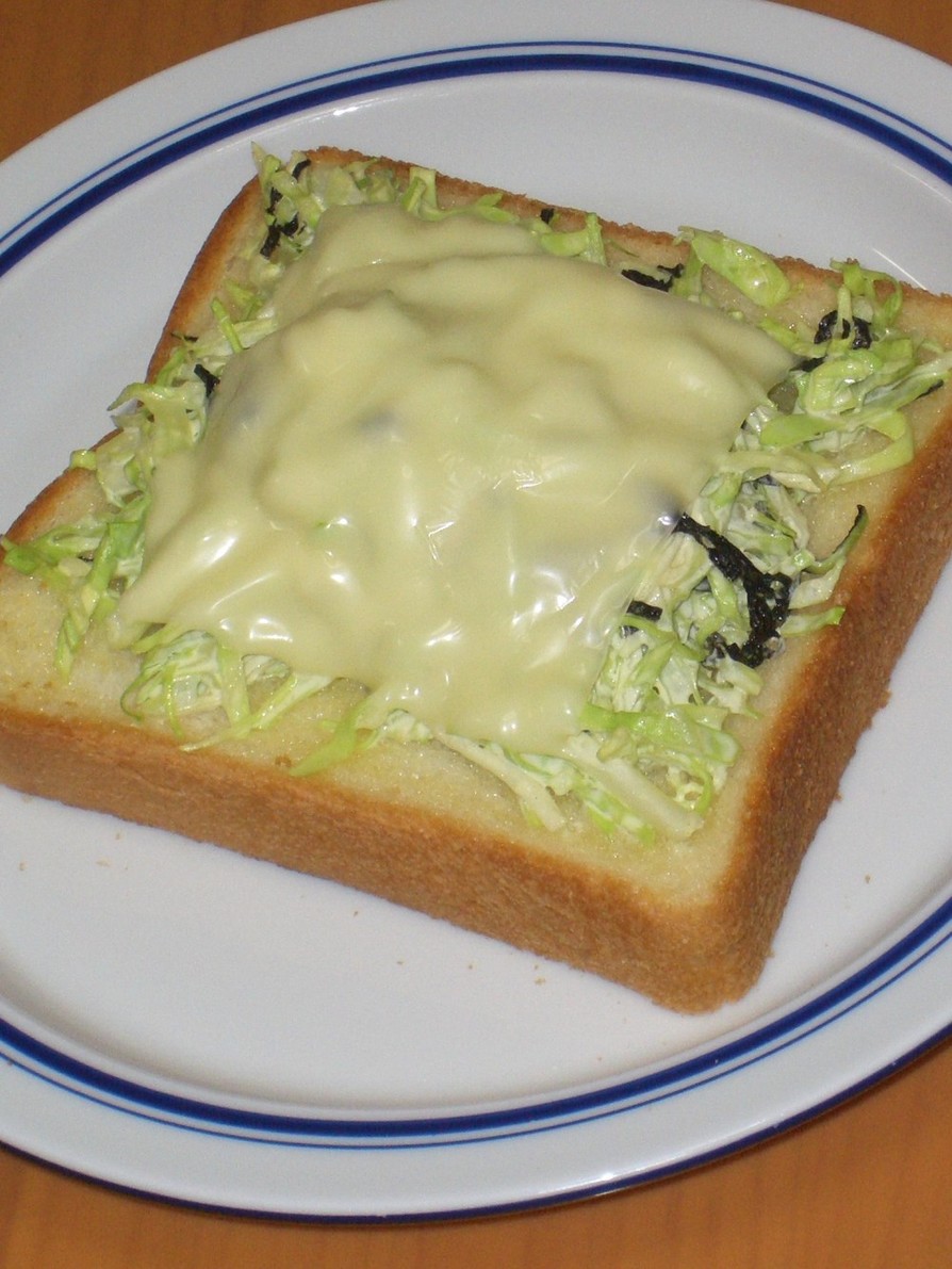 キャベツde海苔☆チーズトーストの画像