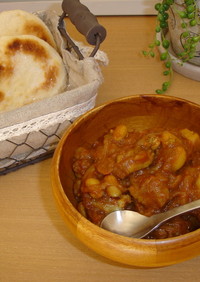 パキスタン風☆鶏と豆のスパイシーカレー