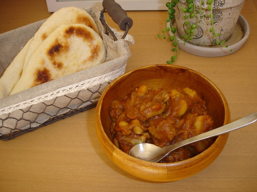 パキスタン風☆鶏と豆のスパイシーカレーの画像