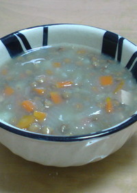レンズ豆のスープ　ソパ・デ・レンテハス