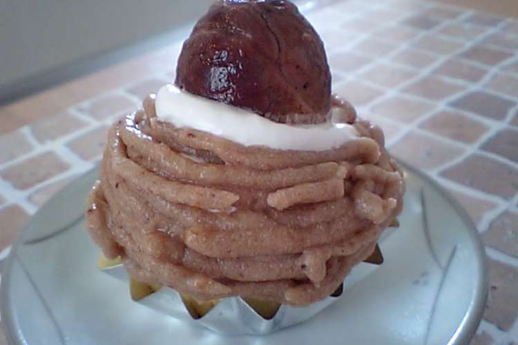 渋皮煮のモンブラン レシピ 作り方 By クッキングなほママ クックパッド 簡単おいしいみんなのレシピが360万品