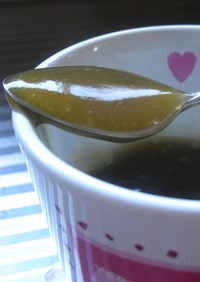 とろ～り　ぽかぽか～✿緑茶しょうが湯