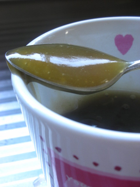 とろ～り　ぽかぽか～✿緑茶しょうが湯の画像