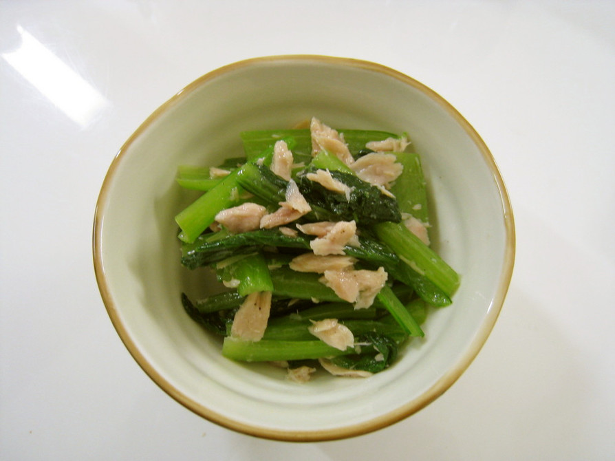 小松菜とツナのナムルの画像