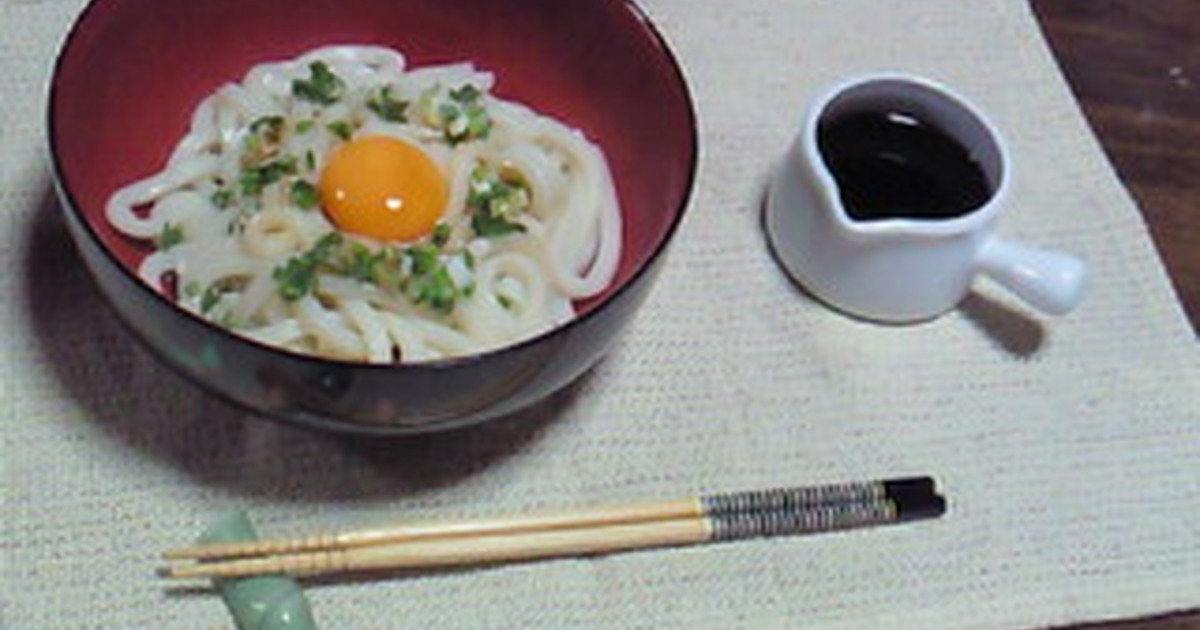 超簡単 釜玉うどんのﾀﾚ レシピ 作り方 By みっちぃ クックパッド 簡単おいしいみんなのレシピが359万品