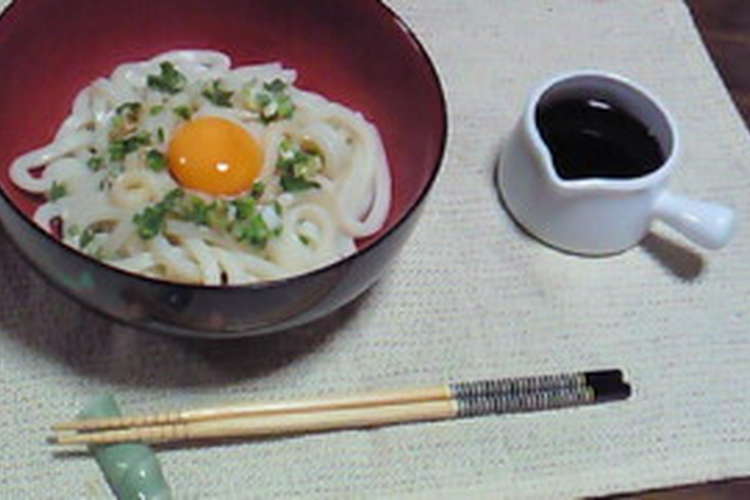 超簡単 釜玉うどんのﾀﾚ レシピ 作り方 By みっちぃ クックパッド 簡単おいしいみんなのレシピが359万品