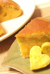 炊飯器で簡単♪スイートポテトケーキ