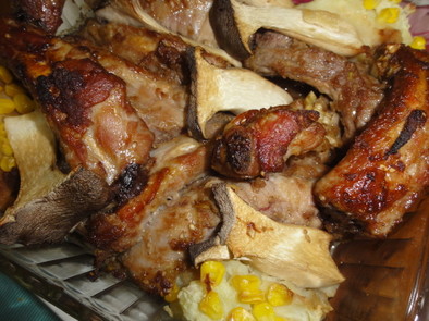 豚肉のオーブン料理の写真