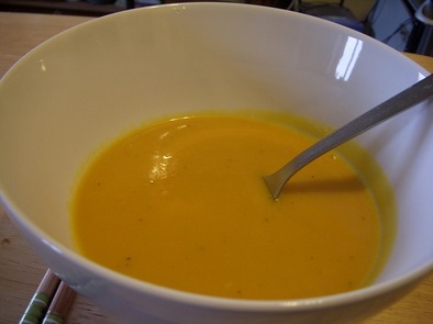 かぼちゃとさつまいものほっこりスープの写真