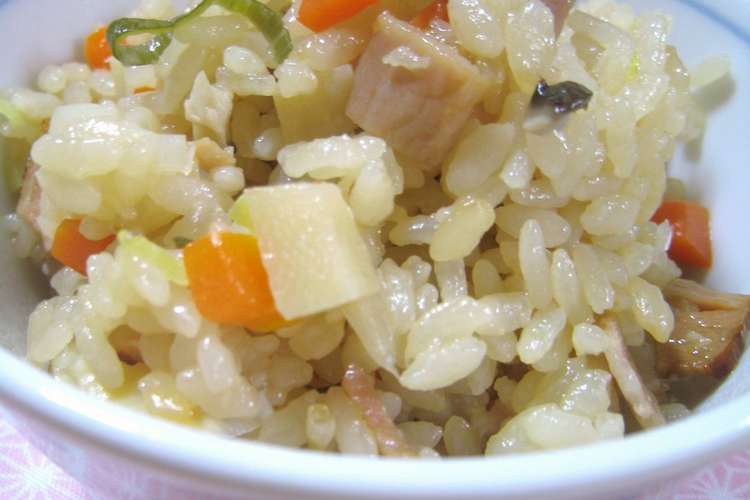 中華ちまき風 炊き込みご飯 レシピ 作り方 By まゆピン クックパッド