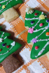 ★クリスマスツリーのアイシングクッキー★
