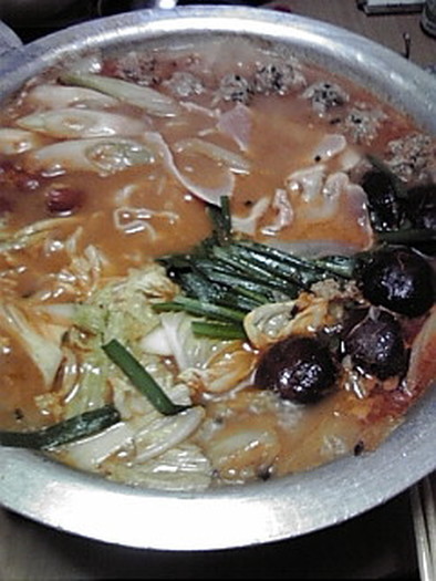 キムチ鍋の写真