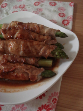 ☆チーズ大好きっ！アスパラの肉巻き☆