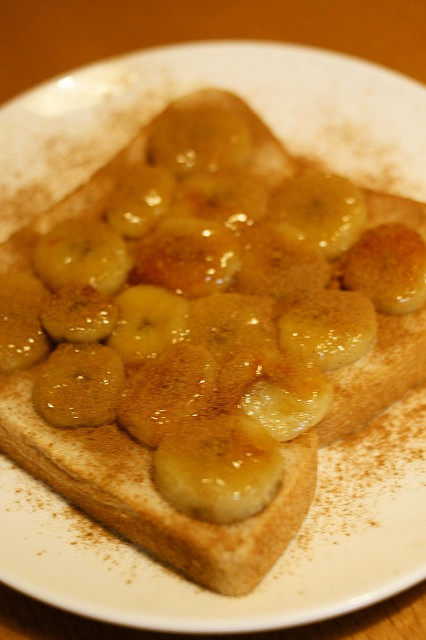 キャラメル サレ　バナナトーストの画像