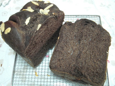 チョコレート食パンの写真