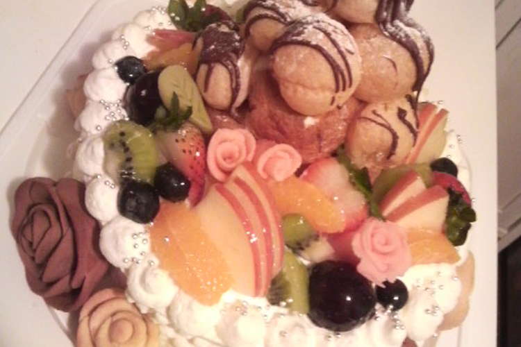 結婚祝いのケーキ 記録用 レシピ 作り方 By 華 柚 クックパッド 簡単おいしいみんなのレシピが354万品
