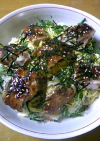 柚子胡椒風味★鶏の照り焼きちらし寿司