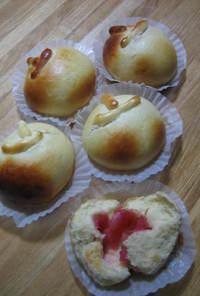 紅玉林檎の包みパン