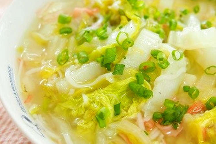 簡単 甘 い白菜とカニカマのとろとろ煮 レシピ 作り方 By 河埜玲子 クックパッド 簡単おいしいみんなのレシピが352万品