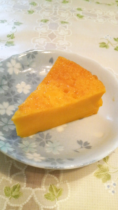 かぼちゃプリン風☆パンプキンケーキの写真