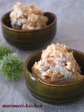 レンジで簡単♪里芋のたらこマヨ和え