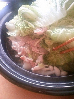 タジン鍋で☆白菜と豚肉の重ね蒸しの画像