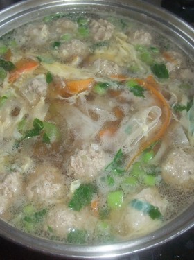 食べるSOUP☆~肉団子と大根のスープ~