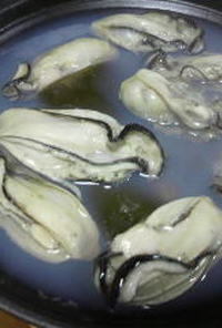 牡蠣の水炊き