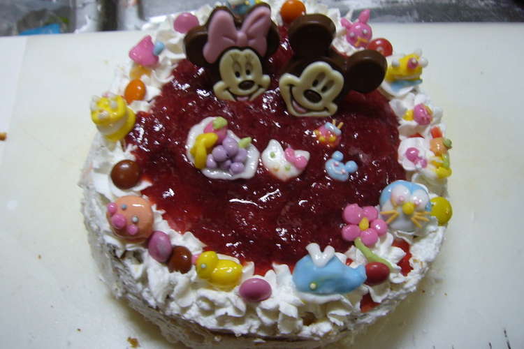 子供のためのお誕生日ケーキ レシピ 作り方 By えりんこちゃん ３ クックパッド 簡単おいしいみんなのレシピが350万品