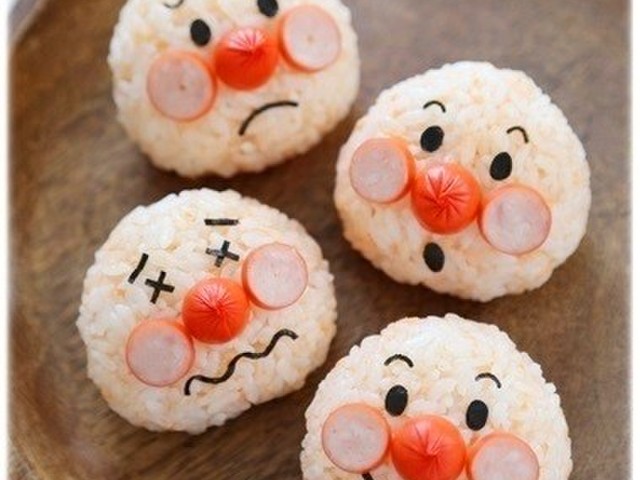 アンパンマンおにぎり キャラ弁 レシピ 作り方 By Mai Mai クックパッド