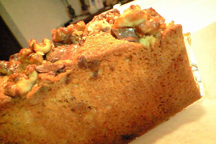 カリッ チョコナッツパウンドケーキ レシピ 作り方 By Maple Leef クックパッド 簡単おいしいみんなのレシピが350万品