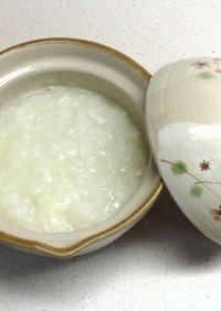 熱がある時は日本の白粥と白卵粥