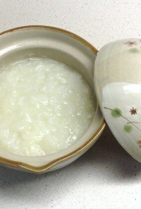熱がある時は日本の白粥と白卵粥