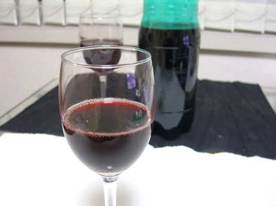 自家製簡単赤ワインの写真