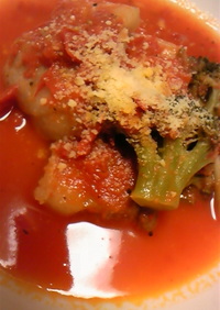 ぶたにくのトマト煮込み