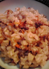 根菜と豚挽肉の混ぜご飯