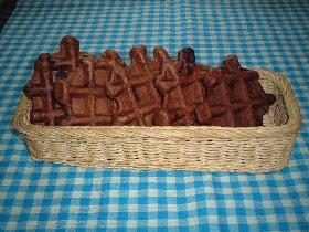 ベルギー・ワッフル応用編 チョコワッフル♪