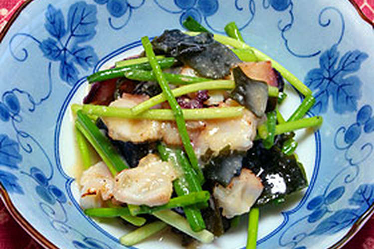 炙りタコの酢みそ和え レシピ 作り方 By 堀 清戸 クックパッド