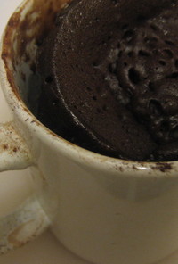 チョコレートマグカップケーキ