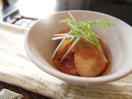 里芋のトマ味噌煮の画像
