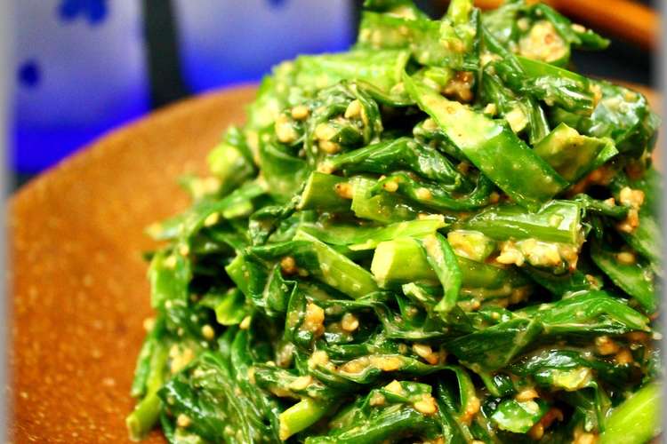 たっぷりニラが食べれる マヨ醤油ゴマ和え レシピ 作り方 By Enjoykitchen クックパッド 簡単おいしいみんなのレシピが352万品