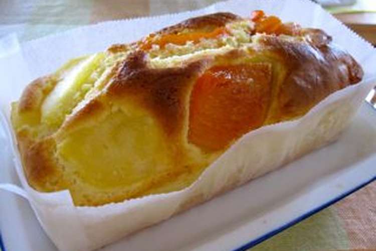 柿と林檎のパウンドケーキ レシピ 作り方 By お豆のごはん クックパッド