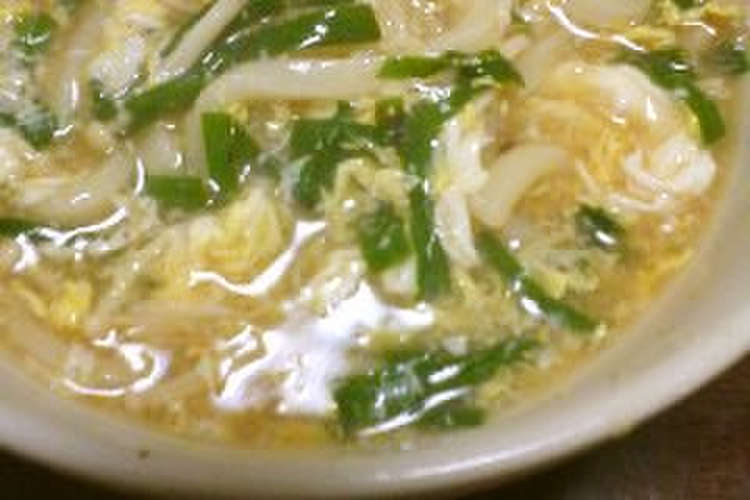 とろふわ ニラ卵うどん レシピ 作り方 By ちっち５５３５ クックパッド