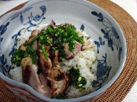 鶏高菜どんぶり