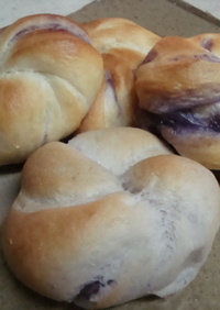 紫ジャガイモのパン！