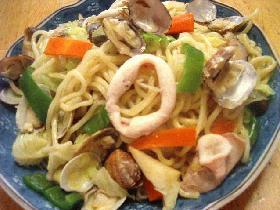 あっさりシーフード焼きそば