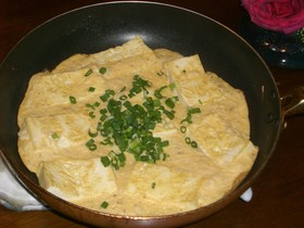 豆腐toやまいもno鉄板焼き(?)