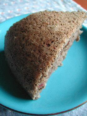 小豆とゴマで和ケーキ風☆炊飯器ケーキ