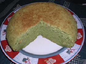 炊飯器 de 青汁ケーキ