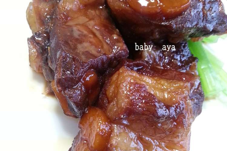 圧力鍋で豚バラ軟骨の角煮 レシピ 作り方 By Baby A クックパッド 簡単おいしいみんなのレシピが371万品